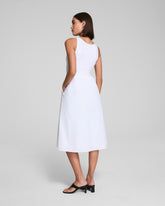 SPANXsmoothâ„¢ Jersey Scoop Neck Tank Midi Dress | Classic White